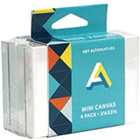 Arte Alternativas Mini lona 2.5 x 3.5 4-Pack - Arteztik