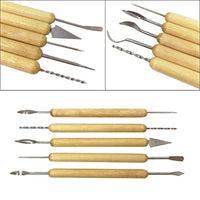 Juego de herramientas de escultura de cerámica y arcilla para regalo de Navidad, de GoFriend 14 piezas todo en uno de madera de arcilla para modelar arcilla de boj y escultura de cerámica Kit de herramientas con funda de lona con cremallera - Arteztik