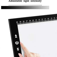 A3 Light Box Light Pad marco de aluminio Touch Dimmer 11W Super Bright Max 4500 Lux con bolsa de transporte/almacenamiento (A3 Light Pad) - Arteztik