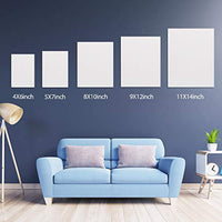 Superise - Paneles de lona para pintura, varios tamaños, 35 unidades, 4 x 6 pulgadas, 5 x 7 pulgadas, 8 x 10 pulgadas, 9 x 12 pulgadas, 11 x 14 pulgadas, en blanco - Arteztik
