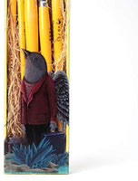 HIMI—Gouache/Watercolor Juego de 5 pinceles para pintura acrílica de acuarela para rostro y cuerpo Gouache, bonito regalo para aficionados, niños y adultos (amarillo, pincel de acuarela) - Arteztik
