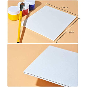 Juego de 12 paneles de lienzo de pintura acrílica al óleo, 100 % algodón, para pinturas acrílicas Gouache Tempera, apto para pintura al óleo, principiantes, estudiantes y pintores aficionados - Arteztik