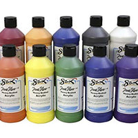 Set de pinturas acrílicas Sax True Flow (12 unidades, colores varios) - Arteztik
