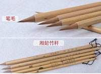 Tianjintang - Juego de 5 pinceles de pintura para caligrafía china japonesa Kanji Sumi - Arteztik
