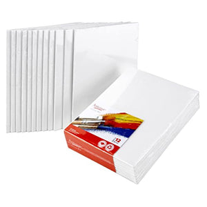 Artlicious - 30 unidades para aula, 8 x 10 paneles de lienzo imprimado - Arteztik