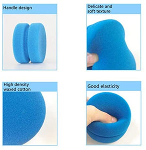Paquete de 3 esponjas de pintura para pintar azul esponjas sintéticas artistas esponjas acuarelas esponjas para arte y manualidades, arcilla cerámica de limpieza de pared - Arteztik