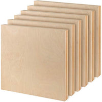 KEILEOHO 6 unidades de paneles de lona de madera de 10.0 x 10.0 in, tablas de lona de madera para pintura, lienzo en blanco para aceite, acrílico, pastel, acuarelas y artesanías, suministros de pintura para adultos y niños - Arteztik
