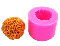 longzang Ball Rose s0245 silicona Vela Moldes Jabón Molde Craft Moldes Bricolaje - Arteztik
