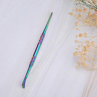 Cool Pen - Juego de 4 herramientas de tallado de cera, acero inoxidable arcoíris para clave principal del éxito - Arteztik

