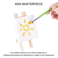 PH Pandahall 12 piezas Mini paneles de lona estirada Mini de 3" x 3" Panel de lona para pintar manualidades dibujo - Arteztik