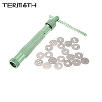 Termath - Pistola extrusora de arcilla con 20 puntas de pasta de azúcar, herramientas de decoración para tartas - Arteztik
