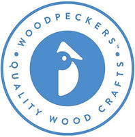 Woodpeckers - Varillas de madera de abedul (1/2 x 18 pulgadas), 25 varillas de madera sin terminar para manualidades y proyectos de bricolaje - Arteztik
