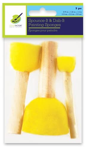 Multicraft Imports Color Factory GB324 Spouncer/Dabber, 3 por paquete - Arteztik
