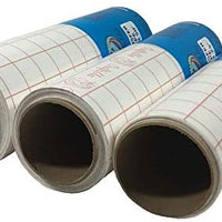 Craftables rollo de cinta de papel de transferencia de vinilo transparente con rejilla de alineación y papel de fácil liberación | 12 pulgadas x 25 pies cinta de aplicación para camuflaje, crickut, calcomanías de vinilo, letreros, ventanas, pegatinas - Arteztik