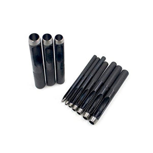 Juego de perforadoras huecas redondas de piel (12 piezas) - Arteztik