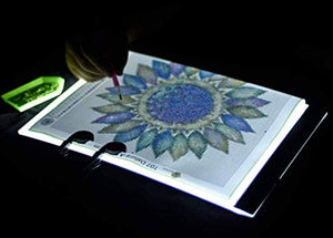 A4 Ultra Fina Caja De Luz Portátil USB LED Caja de luz Tracer Power LED Artcraft Tracing Pad de Luz para Artistas, dibujo, bosquejar, animación. - Arteztik