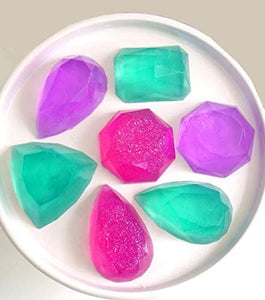 Juego de jabón con piedras gemas, gran proyecto de manualidades, regalo y experimento científico para niños a partir de 8 años - Arteztik