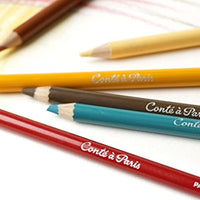 Conté à Paris – Juego de lápices de pastel con 48 Varios colores - Arteztik