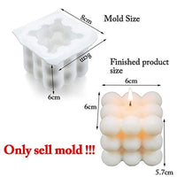 Joour - Molde de silicona 3D de 2 piezas para suministros de boda, herramientas de arcilla de bricolaje, jabonera hecha a mano - Arteztik