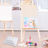 Pralb - Juego de 16 paneles de lienzo de 4 tamaños para pintura de arte (3 pulgadas/4 pulgadas/5 pulgadas/6 pulgadas/4 de cada uno) - Arteztik
