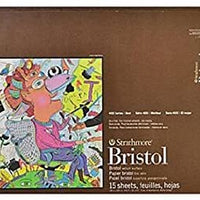 'Strathmore str-475 – 9 15 Hoja Bristol Pad vitela Pad, 18 por 24" - Arteztik