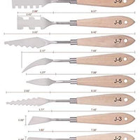 Espátula togood 10pcs acero inoxidable paleta Cuchillos para Artistas - Arteztik