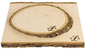 Walnut Hollow Basswood Country Extra Long for Woodburning, Home Décor, Signs and Rustic Weddings (3 Pack) Live Edge Plank - Arteztik