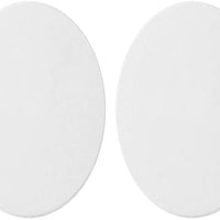 2 piezas de lienzo ovalado estirado artístico profesional tablas estiradas para pintura acrílica. - Arteztik