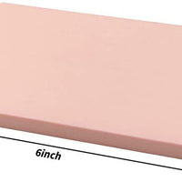 Oopsu - Lote de 6 bloques de goma para sellos de goma, color rosa pálido, para sellos, manualidades y proyectos de manualidades - Arteztik