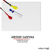 Paquete de 30 paneles de lienzo de 8 x 10 pulgadas de la marca Academy Art Supply - Arteztik
