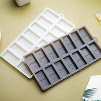 Molde Domino para Dominó de resina para moldes de fundición para bricolaje Craft Jewelry Making Tools 28 cavidades molde de silicona (blanco) - Arteztik
