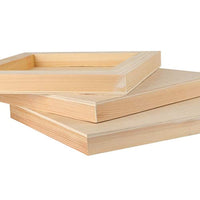 KEILEOHO 6 unidades de paneles de lona de madera de 10.0 x 10.0 in, tablas de lona de madera para pintura, lienzo en blanco para aceite, acrílico, pastel, acuarelas y artesanías, suministros de pintura para adultos y niños - Arteztik
