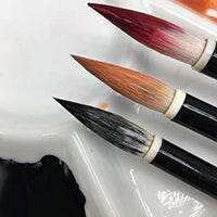 easyou HU Pincel chino del cepillo para polvo para colorear pintura y práctica de caligrafía jjby L + M + S - Arteztik