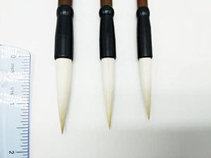 Easyou Hu Cepillo chino cepillo para principiantes caligrafía y dibujar pelo de cabra puro - Arteztik
