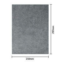 YOTINO - 100 hojas de papel de calzado, color negro de transferencia de carbono A4 con lápiz capacitivo para madera, papel, lienzo y otras superficies artísticas (8,7 x 11.8 in) - Arteztik