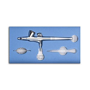 Pinkiou juego de maquillaje con aerógrafo, pequeño, con compresor, kit para uñas con aerógrafo con aguja de 0.4 mm - Arteztik