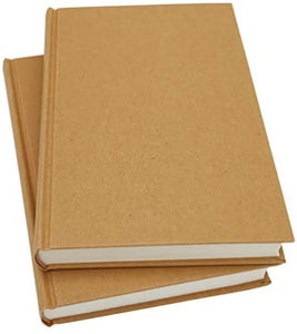 8.5x11 ketch Book, Pack of 2, 240 Sheets (100gsm), Hardcover Bound Sketch Notebook, 120 Sheets Each, Acid-Free Blank Drawing Paper, Ideal for Kids and Adults, Kraft Cover - Arteztik