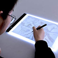 Tablero de luz LED A4 para dibujar, ideal para trazar, ultradelgado, portátil, para artistas, dibujar, dibujar, animación y pintura de diamantes 5D - Arteztik