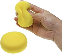 Esponjas redondas de espuma Penta Angel de 3.0 in, color amarillo, para pintura al óleo, acrílico, acuarela, arte y manualidades, color amarillo - Arteztik
