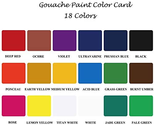 Himi Pintura Gouache 42 Colores De 100 Ml C/u