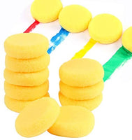Flunyina - 24 esponjas aplicadoras de pintura, pinceles para herramientas de arte y manualidades para niños en edad preescolar - Arteztik
