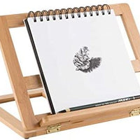 Creative Mark Tao posición de 5 ajustable computadora de madera caballete de mesa de bambú & dibujo Soporte Se Ajusta fácilmente en Mochilas o bolsa bags- Color Natural - Arteztik