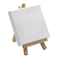 MD comercio paquete de 12 Mini paneles de lona Set para pintar dibujo de manualidades (4 x 4 inch) - Arteztik