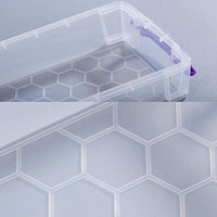 4-Pack Extra Large Capacity Pencil Box, Clear Plastic Multipurpose Utility Box, Office Supplies Storage Organizer Box for Pens Brush Painting Pencils College Student Kids School Art Supplies - Arteztik
