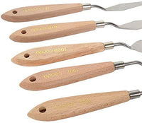 CONDA herramientas de pintura para cuchillos de paleta, mango de madera para cuchillos de metal - Arteztik
