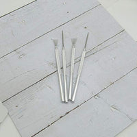 4 agujas de arcilla, herramienta de textura de alambre de plumas y arcilla de cerámica para esculpir arcilla y cerámica - Arteztik
