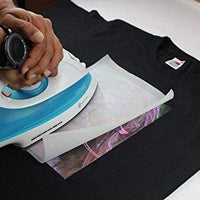 PPD Inkjet Premium Iron-On Dark T Shirt Transfers papel LTR 8.5x11" Pack de 20 hojas (PPD004-20) - Arteztik