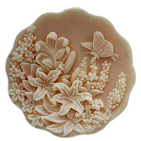 Moldes de silicona para jabón para hacer flores y mariposas, jaboneras, jaboneras, barritas, jabones hechos a mano (11205) - Arteztik

