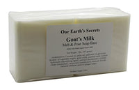 Our Earth's Secrets jabón base con leche de cabra para derretir y verter, 2 lb - Arteztik
