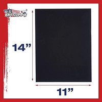 US Art Supply 11 x 14 inch Calidad Profesional sin ácidos Perfil lona 6-Pack – 3/4 12 onza PRIMED Gesso – (1 Full Caso de 6 Individuales Lienzos) - Arteztik